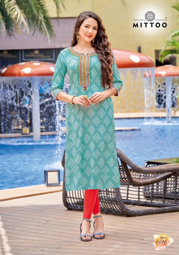 Mittoo Bandhan 2 Rayon Designer Kurti Collection